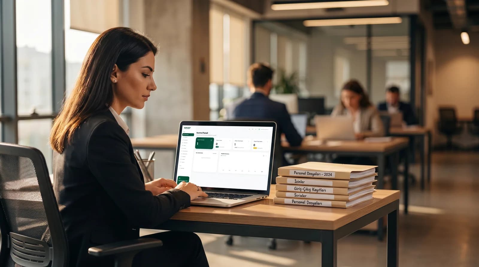 Digital employee records and HR profile panel