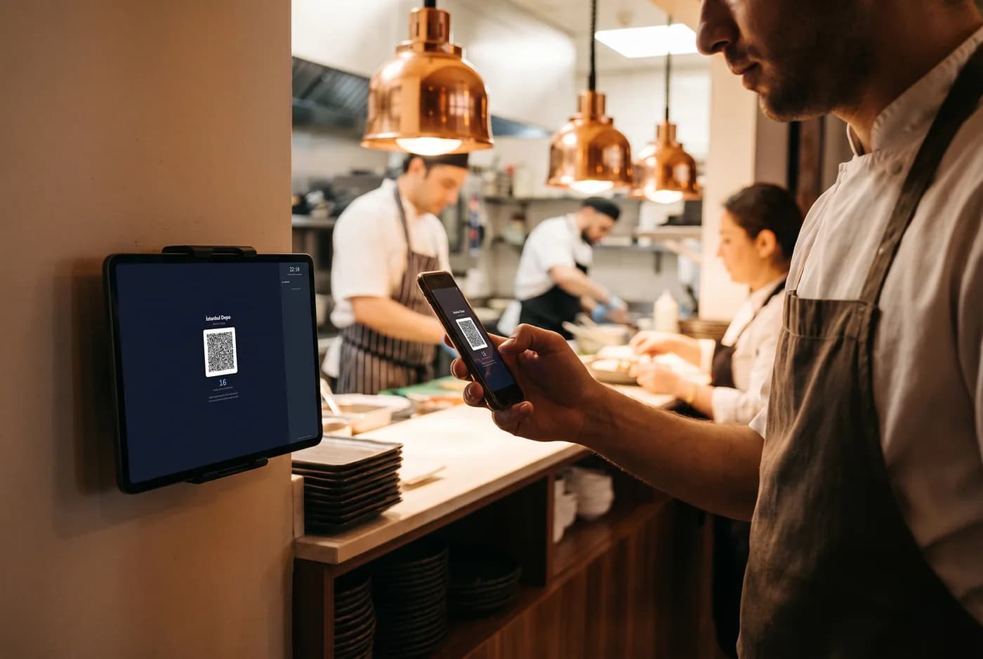 Clock in and out in seconds during busy shifts