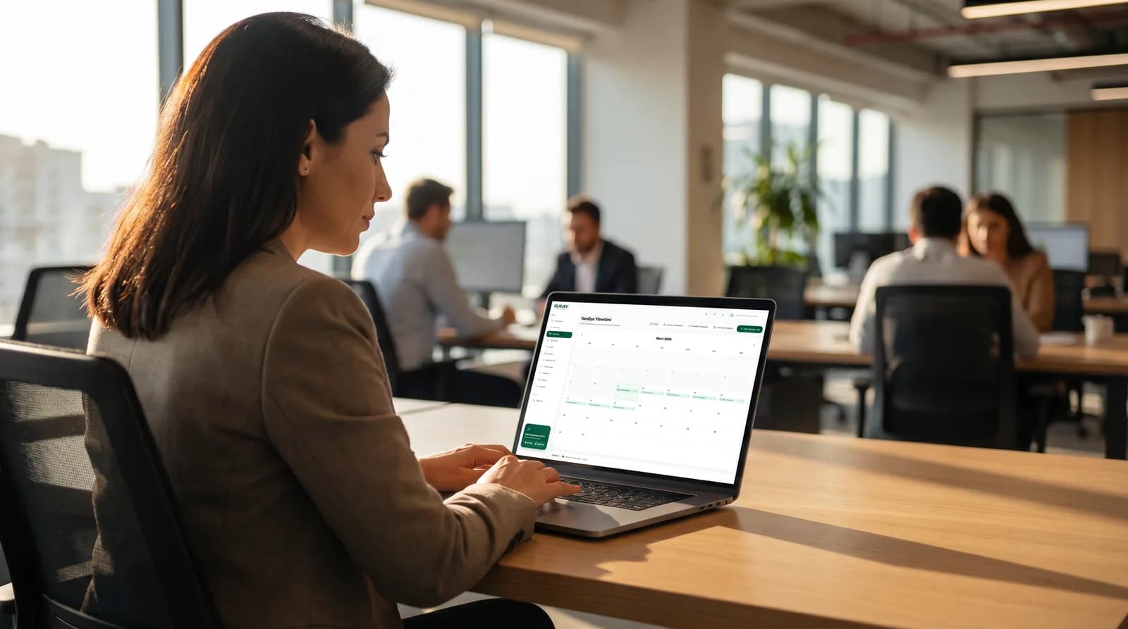 Drag-and-drop shift scheduling calendar panel